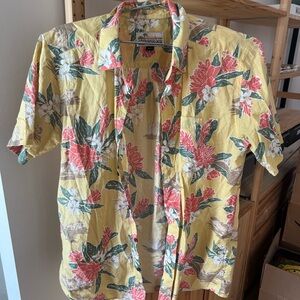 Patagonia Yellow Casual Worn Wear Button Down Shirt